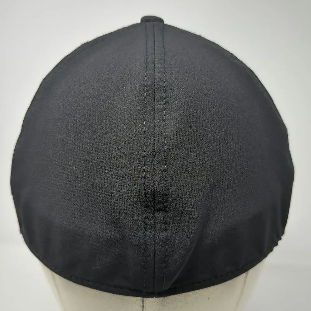 Russell Baseball Cap Black XL Stretch Fit Performance Athletic Heat Transfer Hat